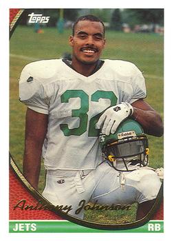 Anthony Johnson New York Jets 1994 Topps NFL #342